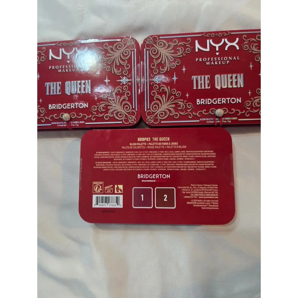 NYX Bridgerton The Queen Blush Palette BRBP03 Limited Edition Makeup New Lot 3